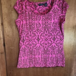 Pink Patterned Top by